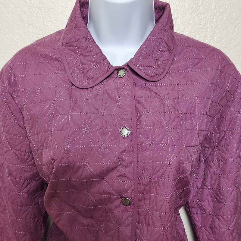 Alfred Dunner Mauve Embroidered Jacket, Women's Petite Size 10 - Trinity Thrift