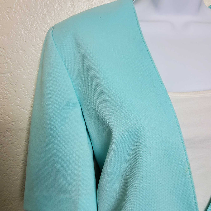 Alfred Dunner Turquoise Blazer - Trinity Thrift