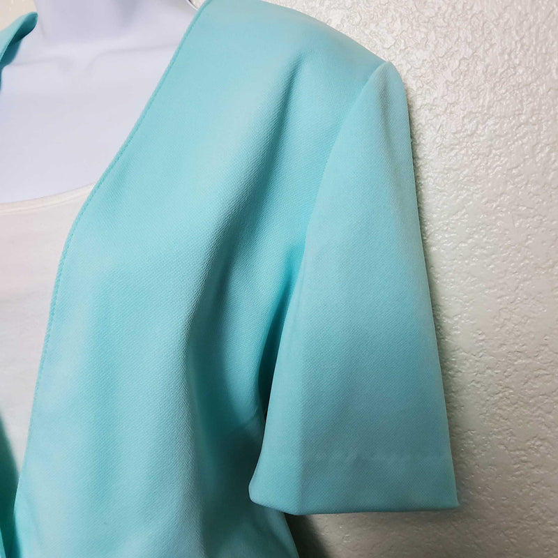 Alfred Dunner Turquoise Blazer - Trinity Thrift