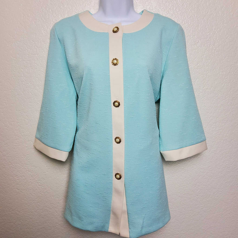 Anthony Richards Turquoise Blazer - Trinity Thrift