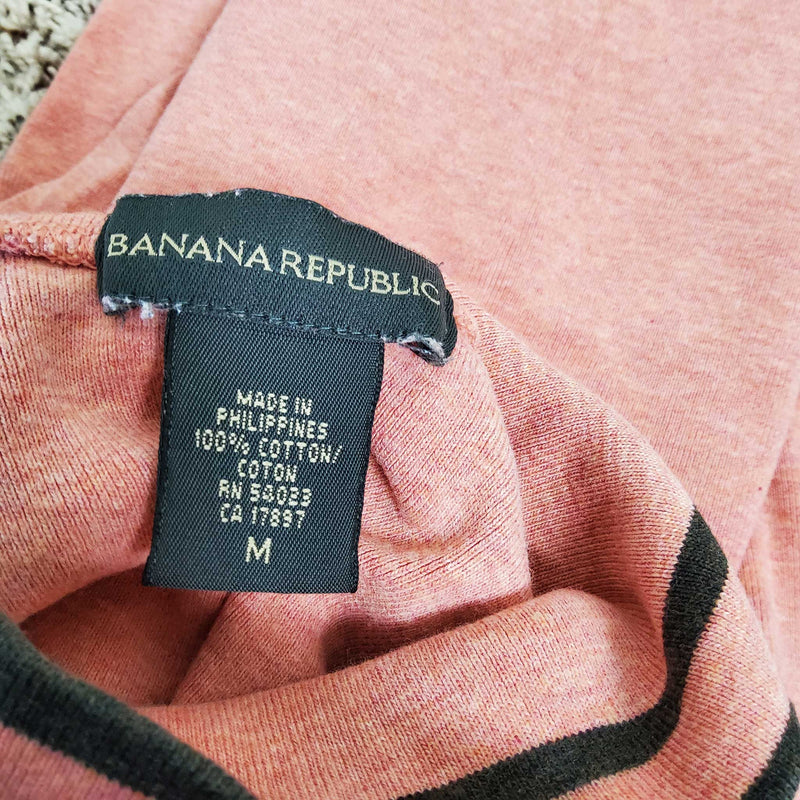 Banana Republic Peach Mock Turtleneck, Women's Medium - Trinity Thrift