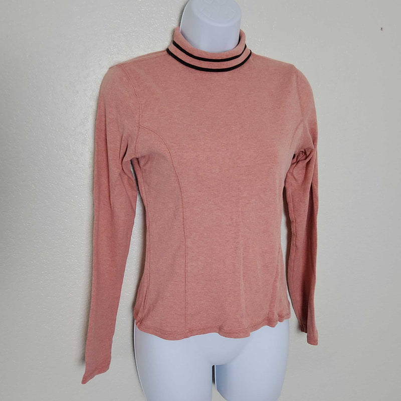 Banana Republic Peach Mock Turtleneck, Women's Medium - Trinity Thrift