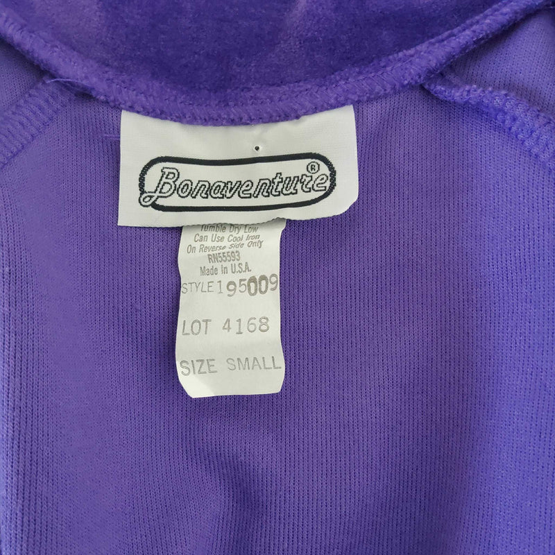 Bonaventure Purple Full-Zip Sweater, Women's Size Small