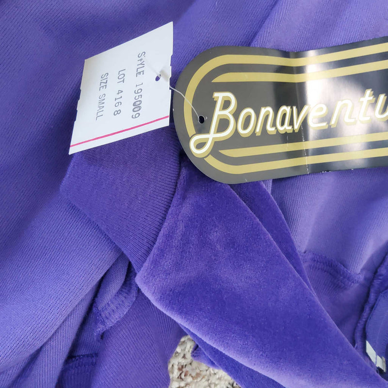 Bonaventure Purple Full-Zip Sweater, Women's Size Small