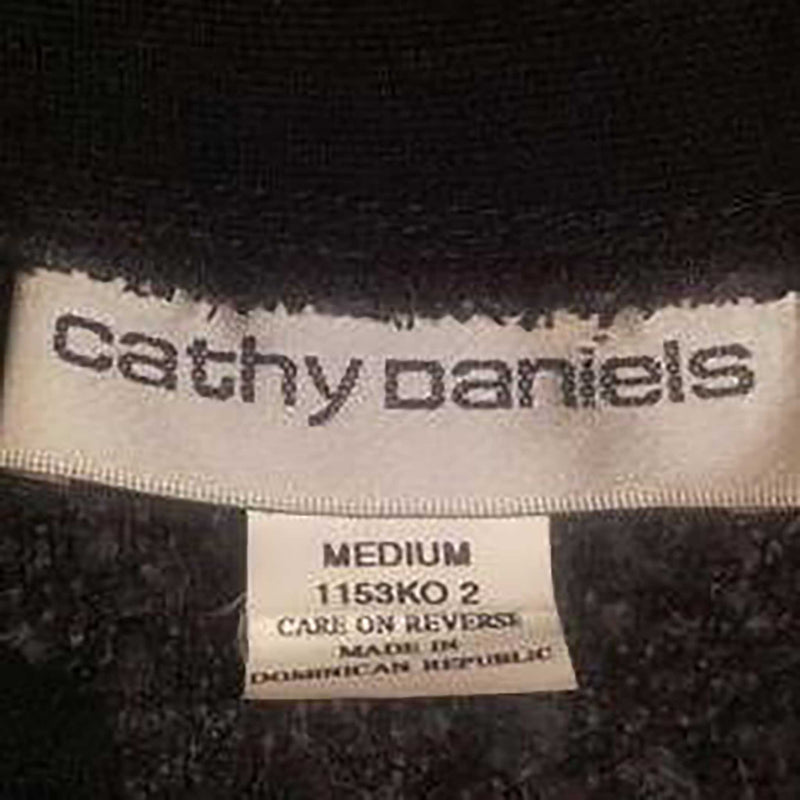 Cathy Daniels Gray Embellished Pullover Sweater, Women's Medium - Trinity Thrift