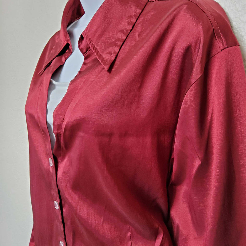 Cato Maroon Blouse, Women's Size 26/28W - Trinity Thrift