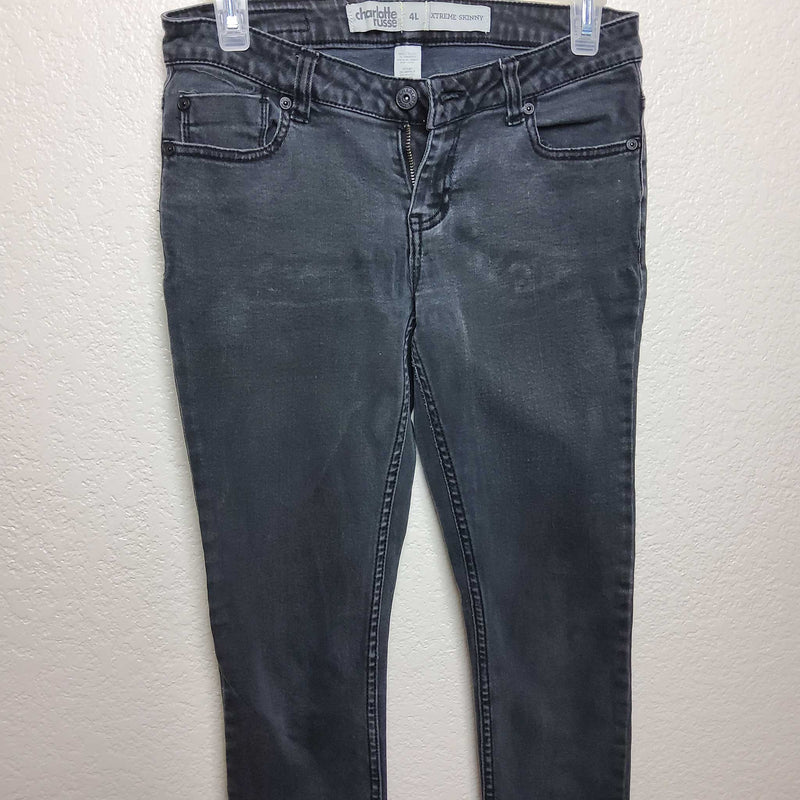 Charlotte Russe Black Xtreme Skinny Jeans, Women's Size 4L - Trinity Thrift