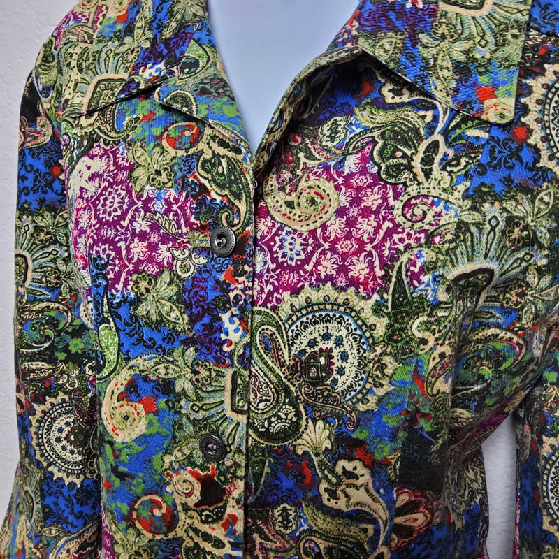 Christopher & Banks Floral Print Blazer, Women's Extra Large - Trinity Thrift