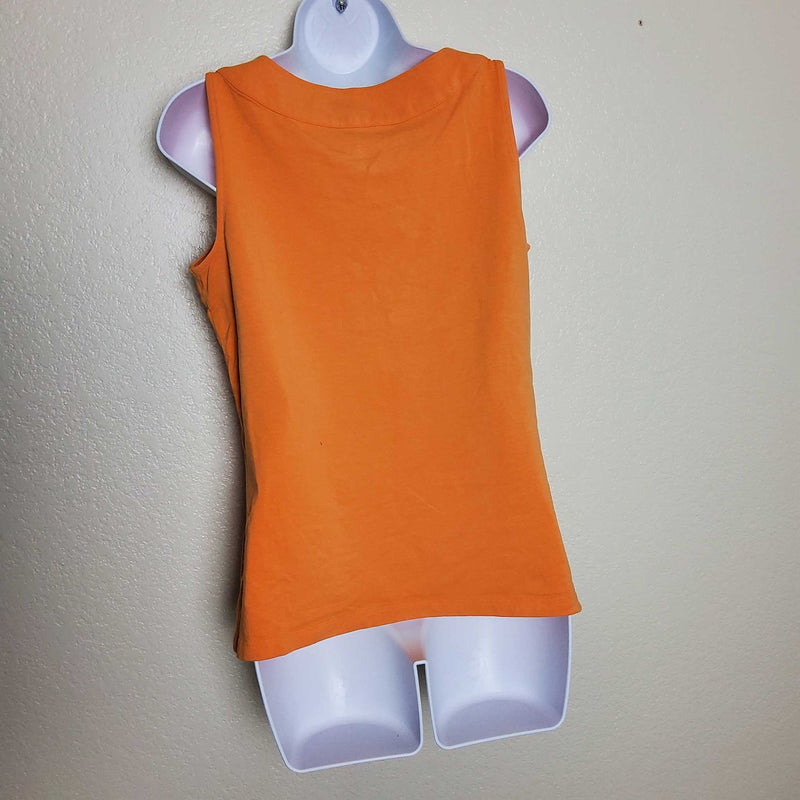 Christopher & Banks Orange Tank Top, Women's Petite Medium - Trinity Thrift