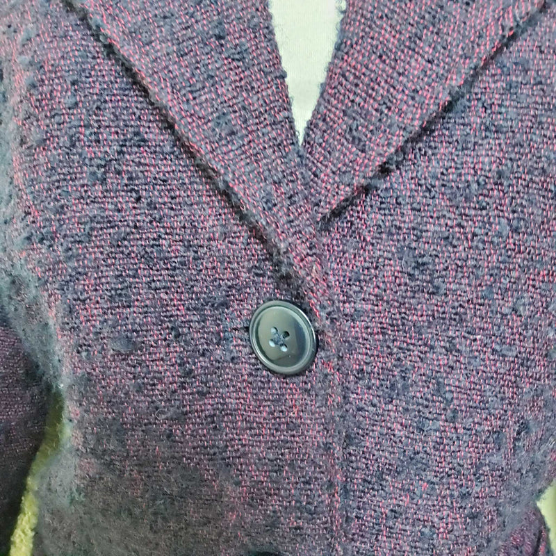 Coldwater Creek Purple Wool Blazer, Women's Petite Size 10 - Trinity Thrift