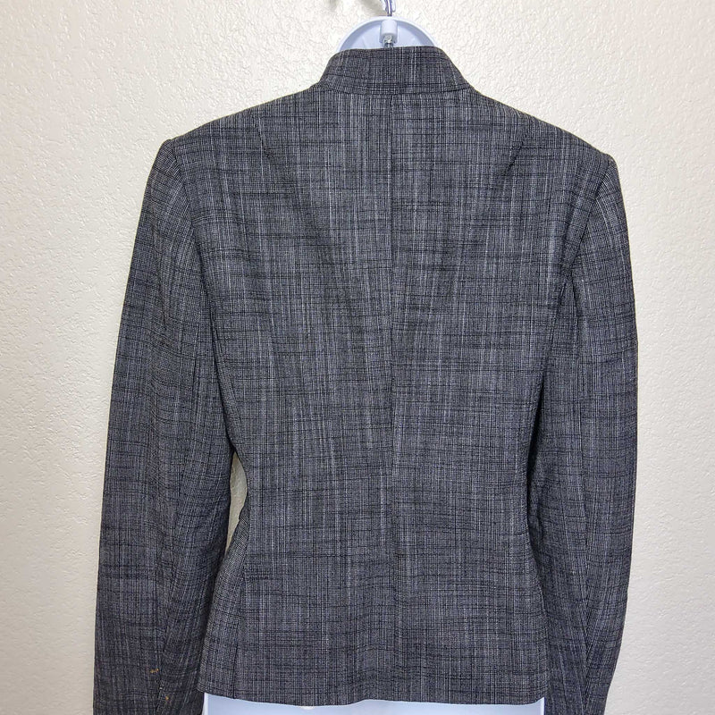 Context Gray Button-up Blazer, Women's Size 6 - Trinity Thrift