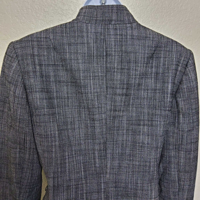 Context Gray Button-up Blazer, Women's Size 6 - Trinity Thrift