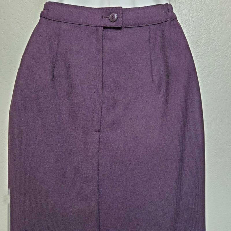 Emily Purple 2-Piece Embroidered Skirt Suit - Trinity Thrift