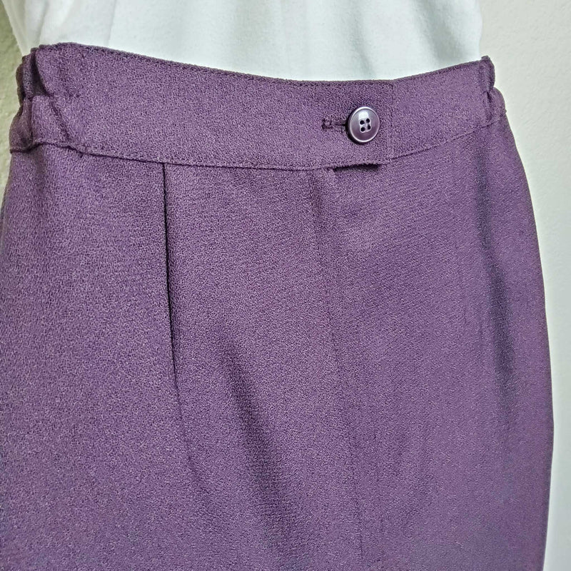 Emily Purple 2-Piece Embroidered Skirt Suit - Trinity Thrift