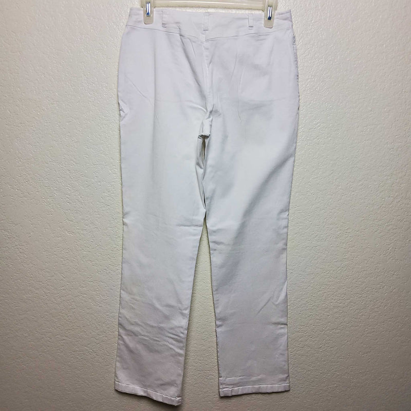 Emma James White Stretch Pants, Women's Size 6 - Trinity Thrift