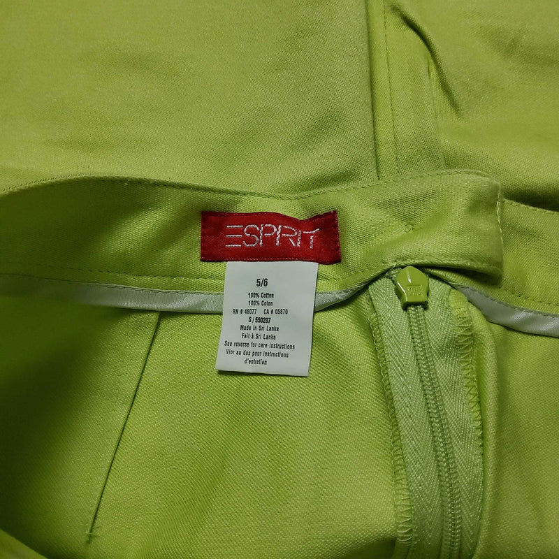 Esprit Neon Green Skirt, Women's Size 5-6 - Trinity Thrift