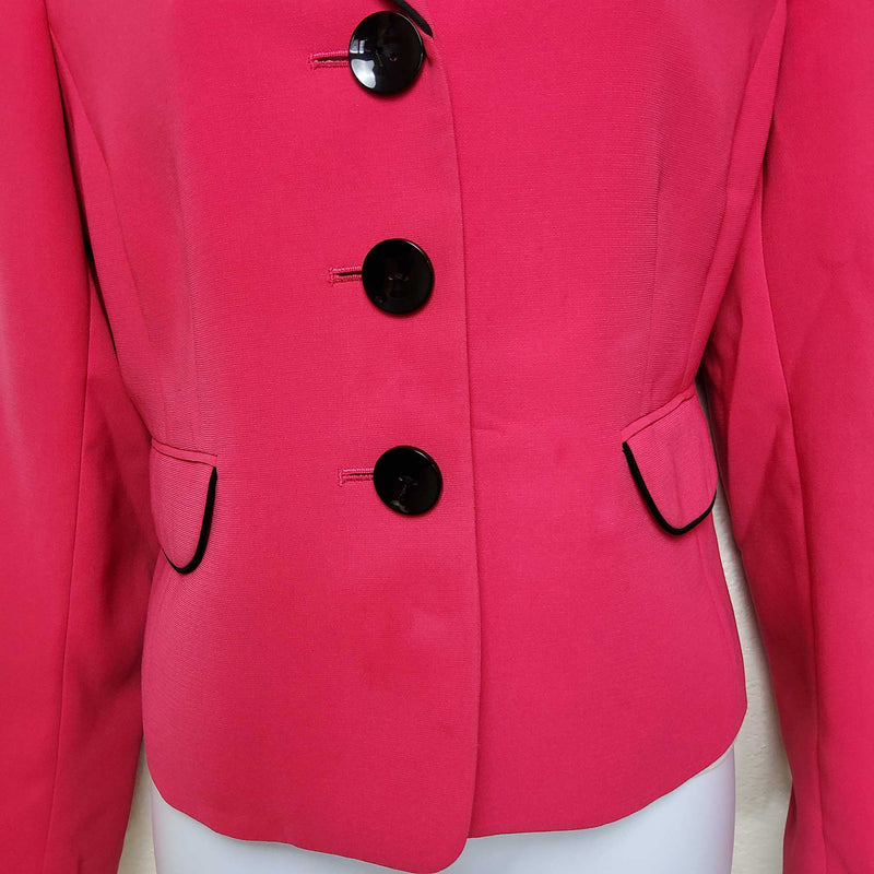 Evan-Picone Hot Pink Blazer, Women's Petite Size 8 - Trinity Thrift