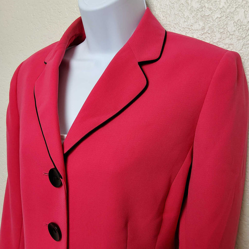 Evan-Picone Hot Pink Blazer, Women's Petite Size 8 - Trinity Thrift