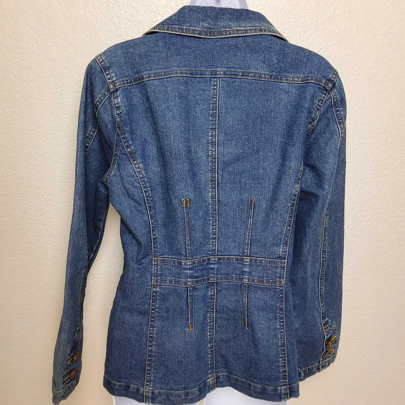 Faded Glory Blue Jean Jacket, Women's Medium - Trinity Thrift