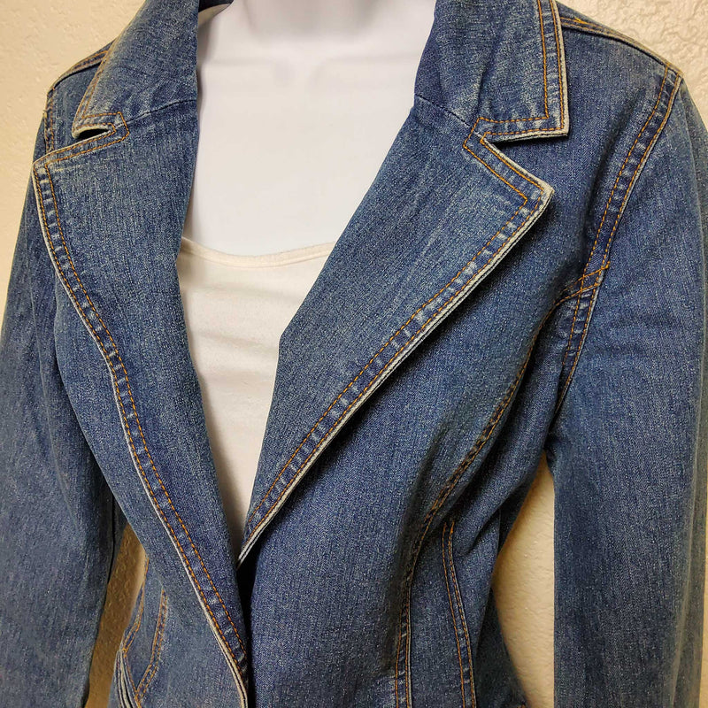 Faded Glory Blue Jean Jacket, Women's Medium - Trinity Thrift