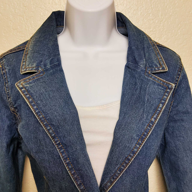 Faded Glory Blue Jean Jacket, Women's Medium - Trinity Thrift