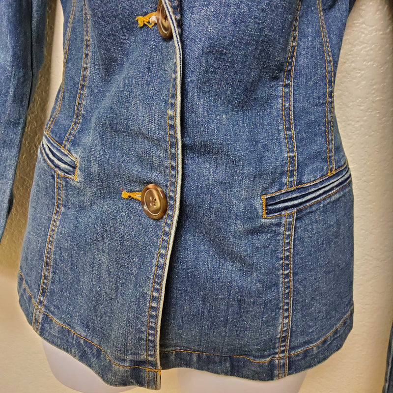 Faded Glory Blue Jean Jacket, Women's Medium - Trinity Thrift