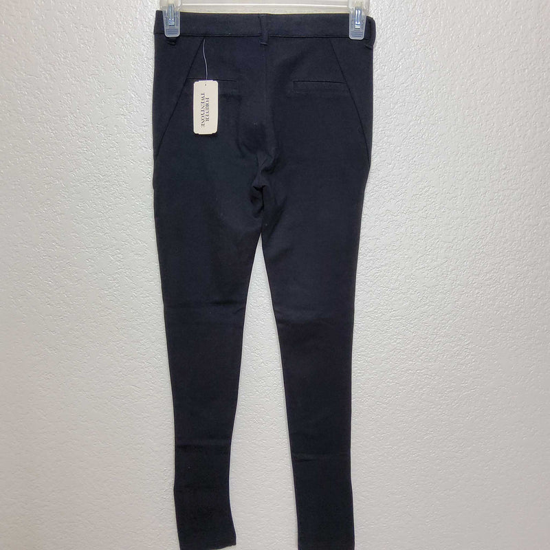 Forever 21 Black Zippered Leggings, Women's Small - Trinity Thrift