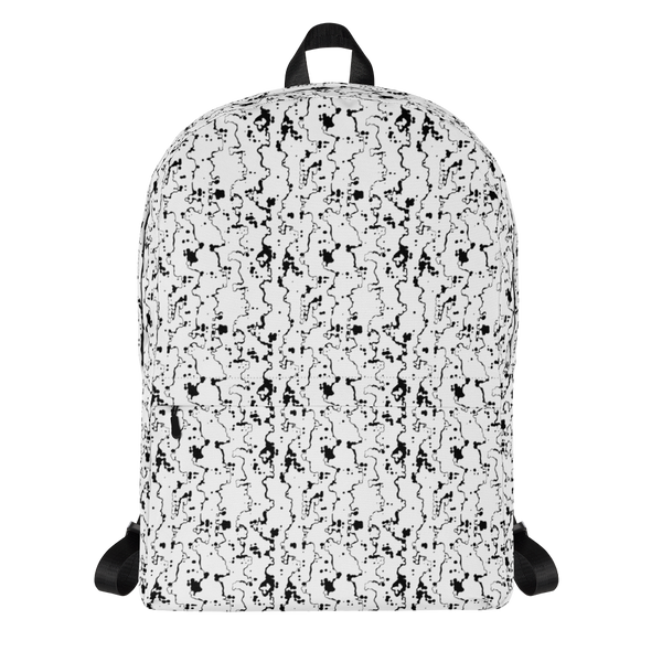 Splatter Pattern Backpack, Front - BackDrip