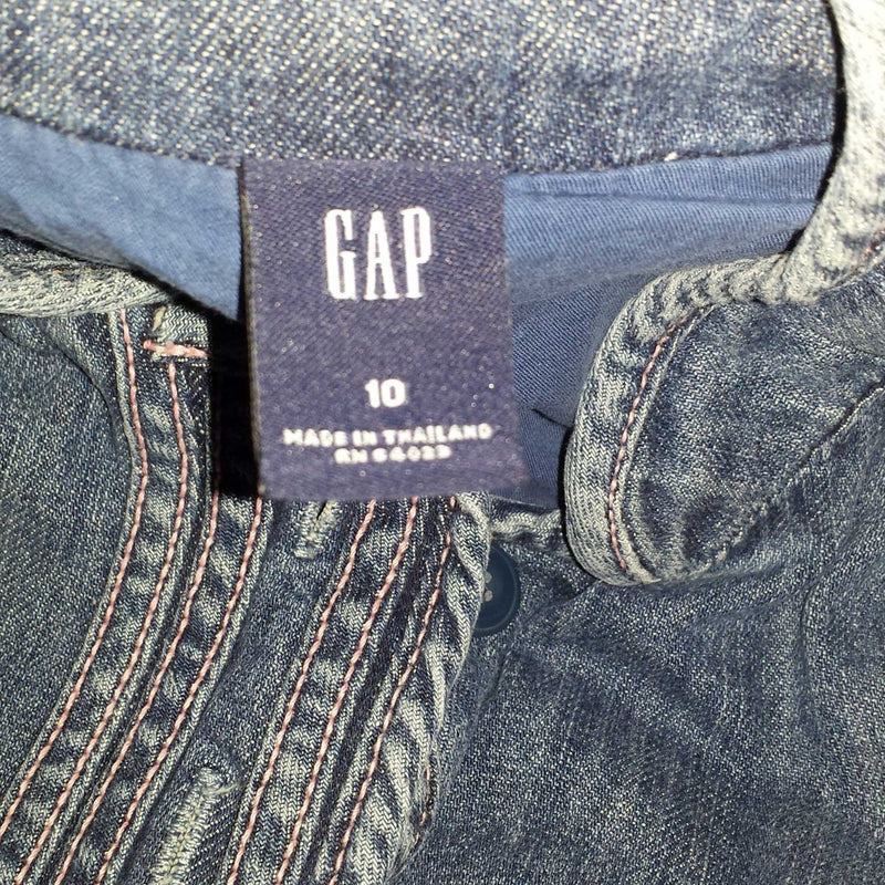 GAP Blue Jean Jacket, Women's Size 10 - Trinity Thrift