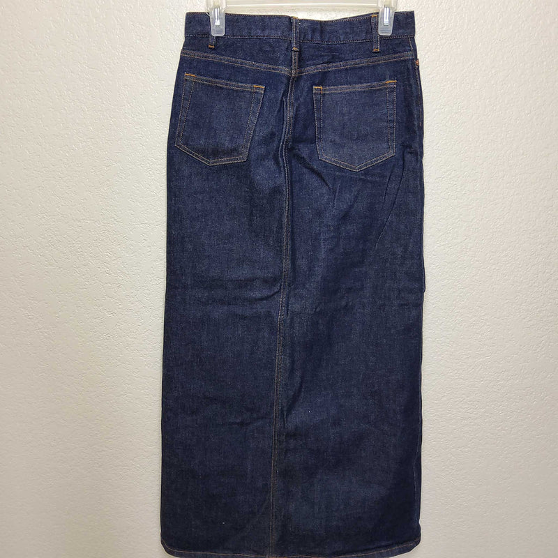 GAP Blue Jean Skirt with Front Split, Women's Size 4 - Trinity Thrift