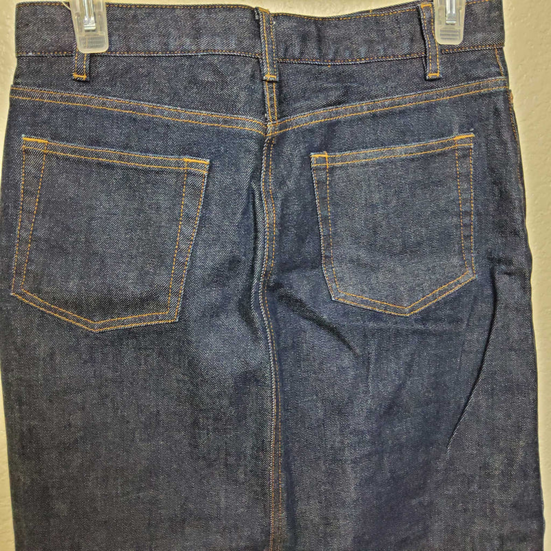 GAP Blue Jean Skirt with Front Split, Women's Size 4 - Trinity Thrift