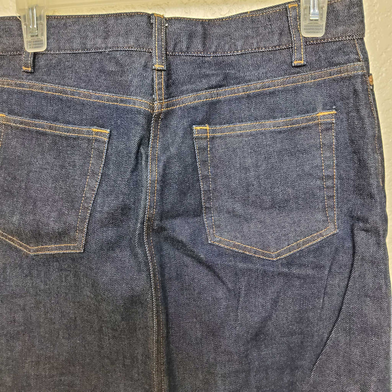 GAP Blue Jean Skirt with Front Split, Women's Size 4 - Trinity Thrift