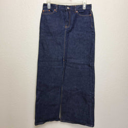 GAP Blue Jean Skirt with Front Split, Women's Size 4 - Trinity Thrift