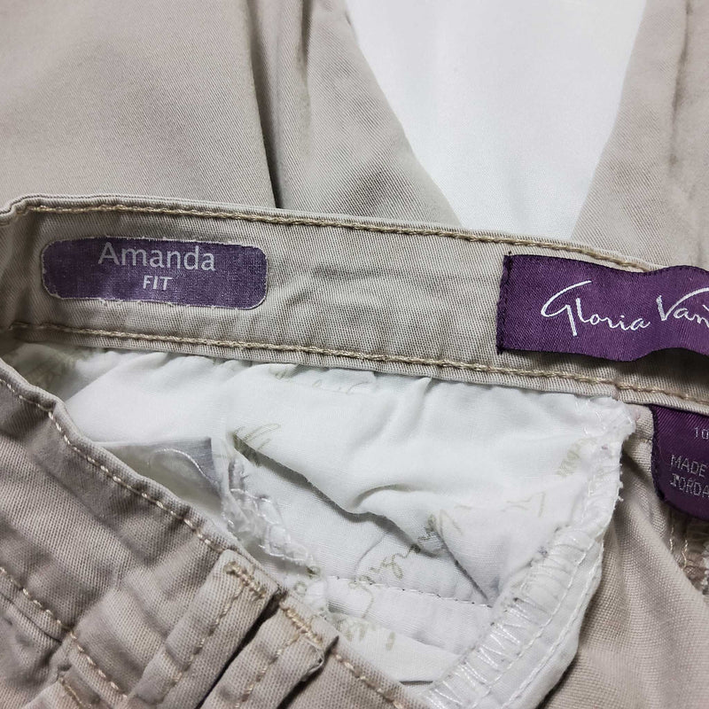 Gloria Vanderbilt Beige Pants, Women's Size 10 - Trinity Thrift