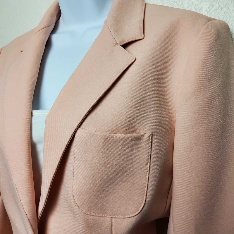 Haberdashery Peach Lined Blazer, Women's Size 10