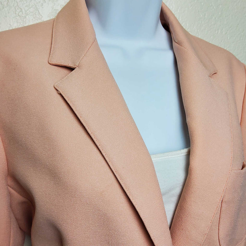 Haberdashery Peach Lined Blazer, Women's Size 10