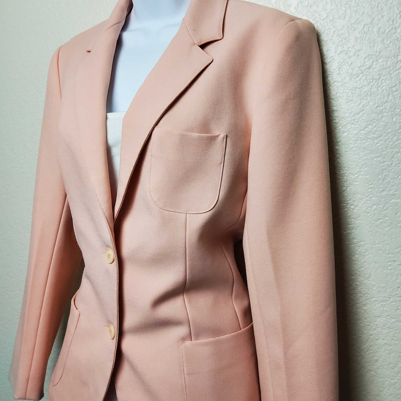 Haberdashery Peach Lined Blazer, Women's Size 10