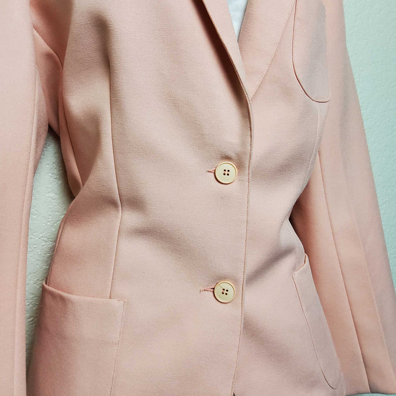 Haberdashery Peach Lined Blazer, Women's Size 10