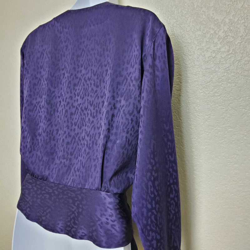 JH Collectibles Purple Long-Sleeve Wrap - Trinity Thrift