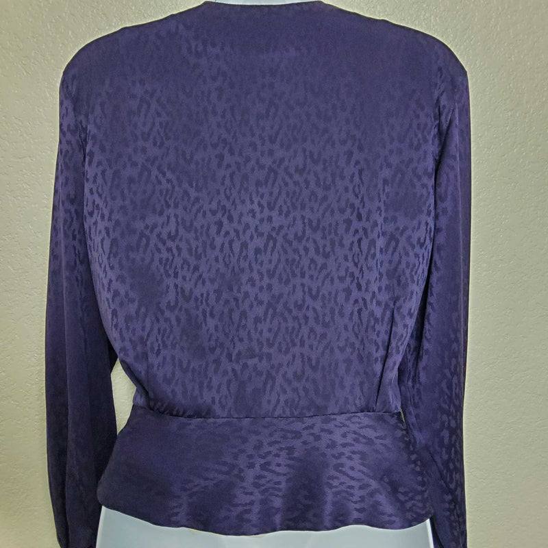 JH Collectibles Purple Long-Sleeve Wrap - Trinity Thrift