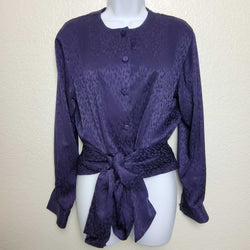 JH Collectibles Purple Long-Sleeve Wrap - Trinity Thrift