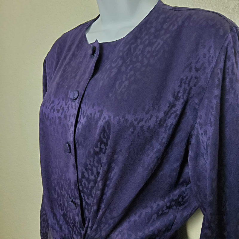 JH Collectibles Purple Long-Sleeve Wrap - Trinity Thrift