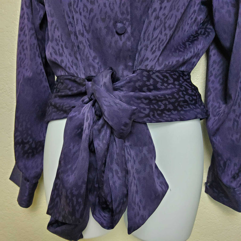 JH Collectibles Purple Long-Sleeve Wrap - Trinity Thrift