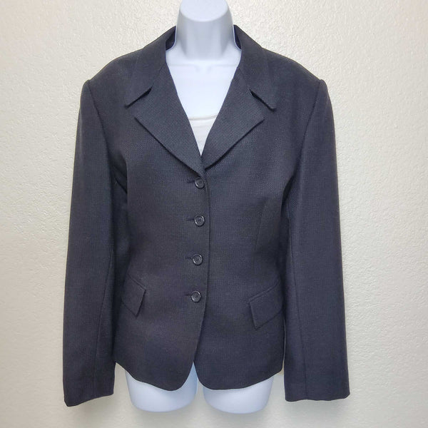 Kasper ASL Charcoal Wool Blazer, Women's Size 16 - Trinity Thrift