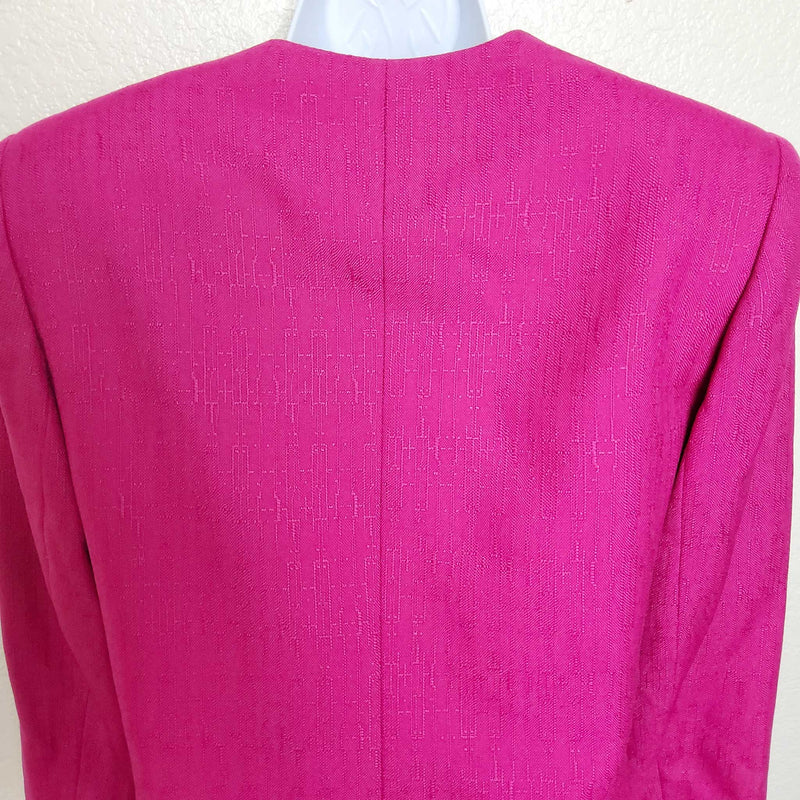 Kasper Hot Pink 2-Piece Skirt Suit, Women's Size 10