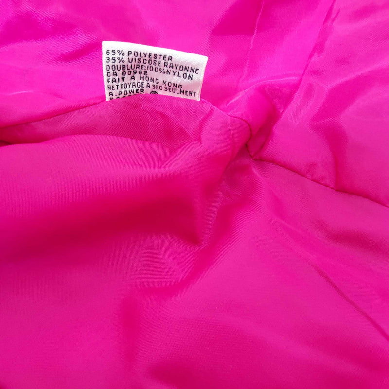 Kasper Hot Pink 2-Piece Skirt Suit, Women's Size 10