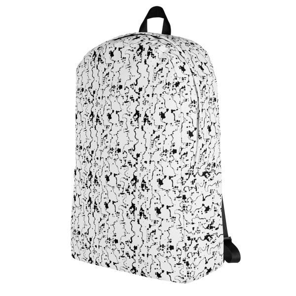 Splatter Pattern Backpack, Left Side - BackDrip