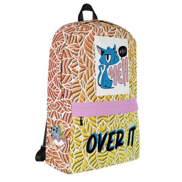 Over It Backpack, Left Side - BackDrip