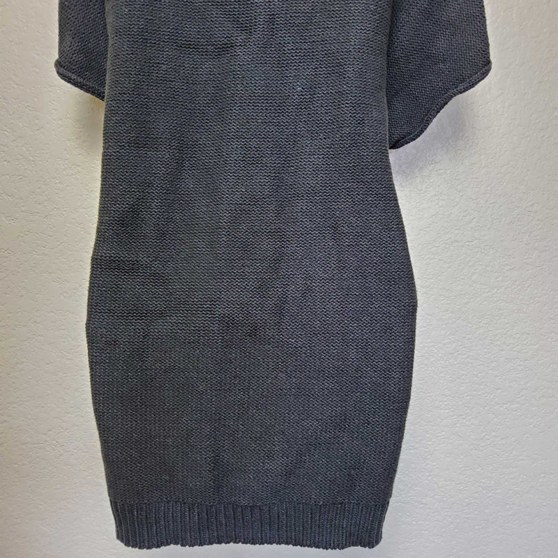 Liz Claiborne Gray Cap Sleeved Sweater, Women's Medium - Trinity Thrift