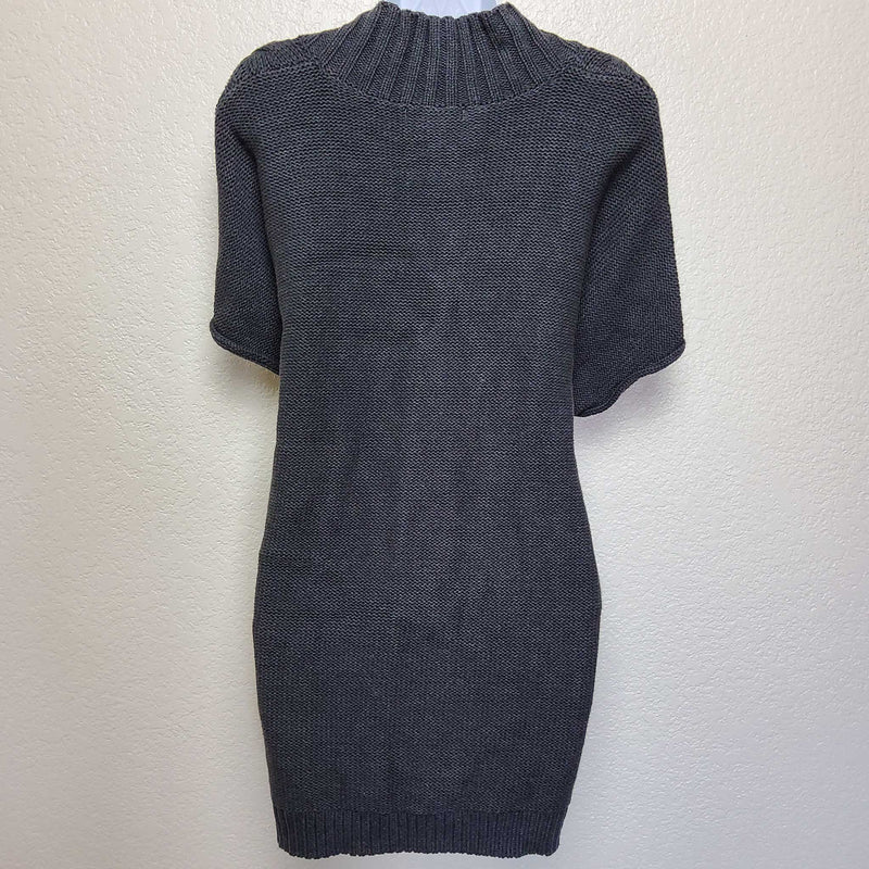 Liz Claiborne Gray Cap Sleeved Sweater, Women's Medium - Trinity Thrift